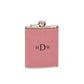 Leatherette Flask, Pink 8 Oz