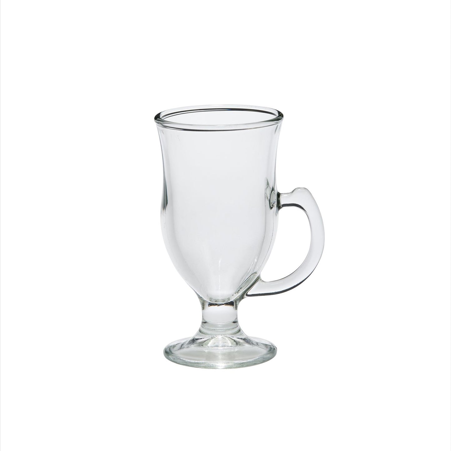 12 Glass Irish Coffee Mugs - 8 Oz