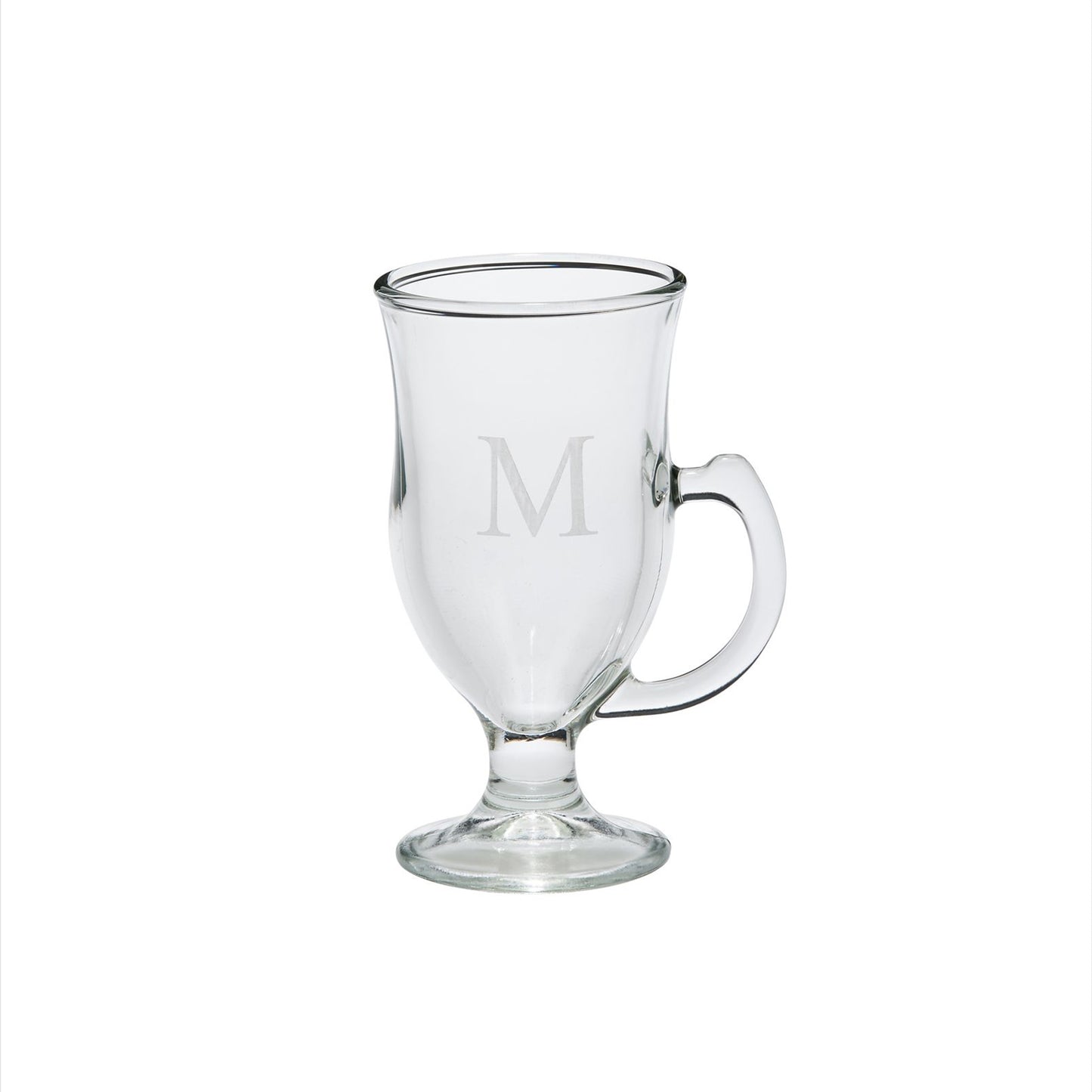 12 Glass Irish Coffee Mugs - 8 Oz