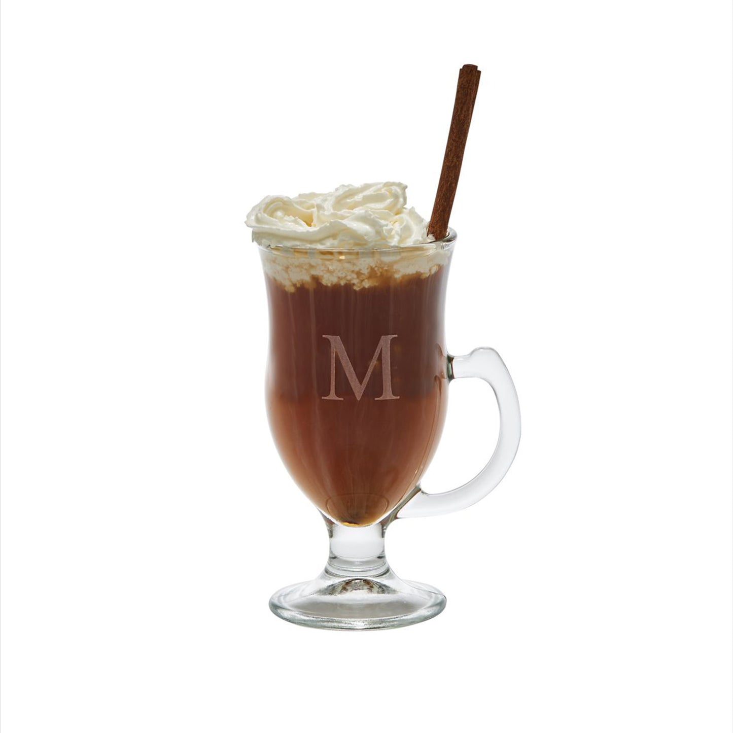 12 Glass Irish Coffee Mugs - 8 Oz