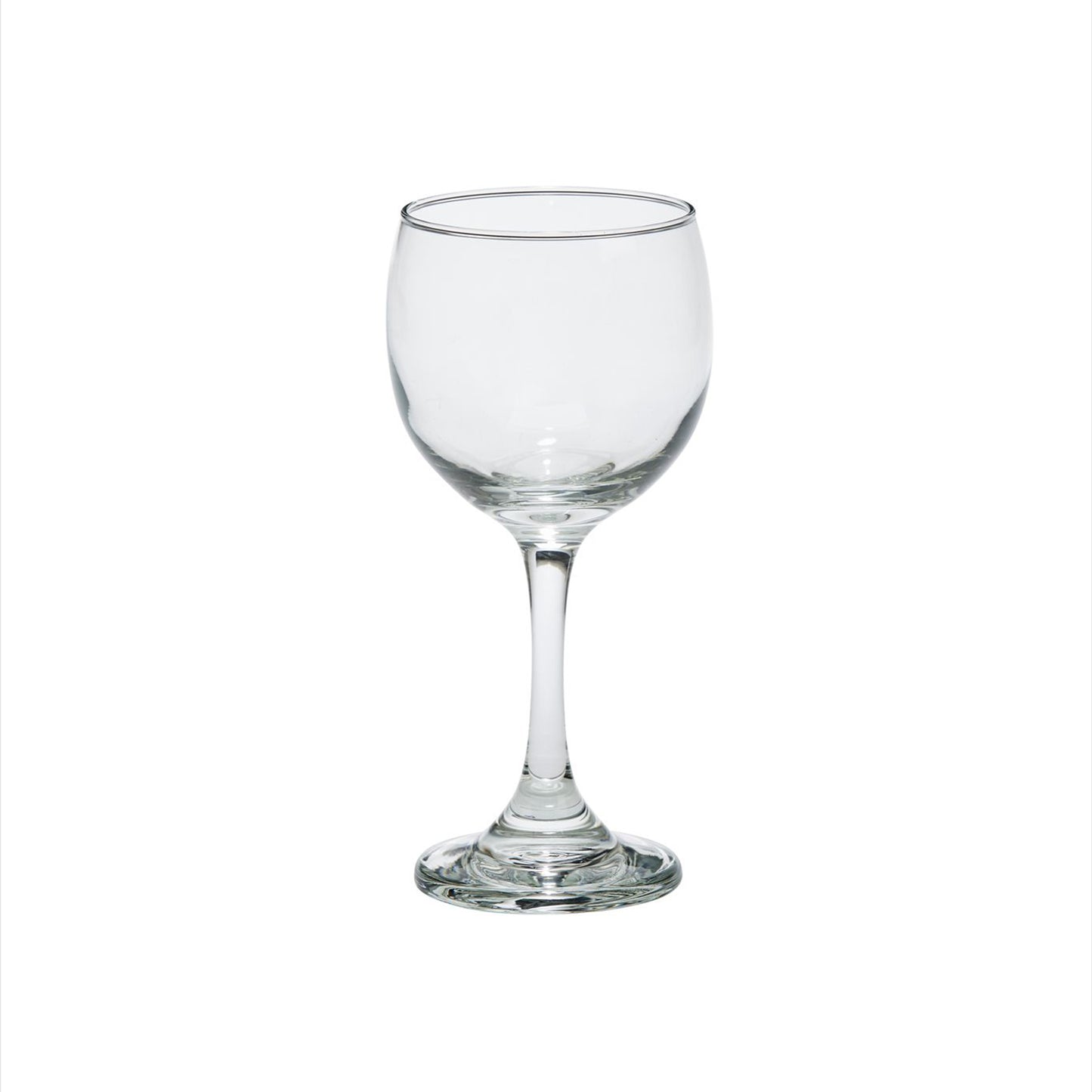 12 Glass Balloon Goblets 12.5 Oz - 7.5"