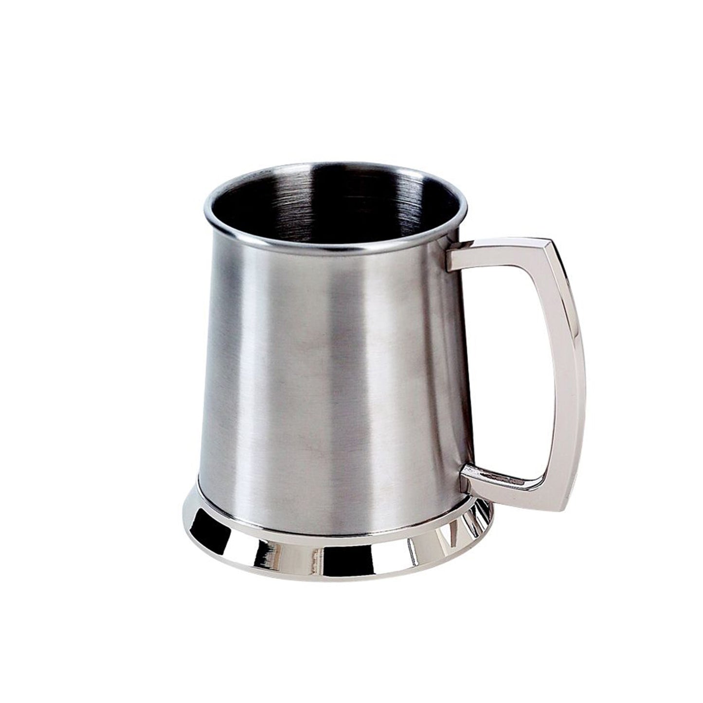 Stainless Steel Tankard with Satin Matte Finish - 20 oz