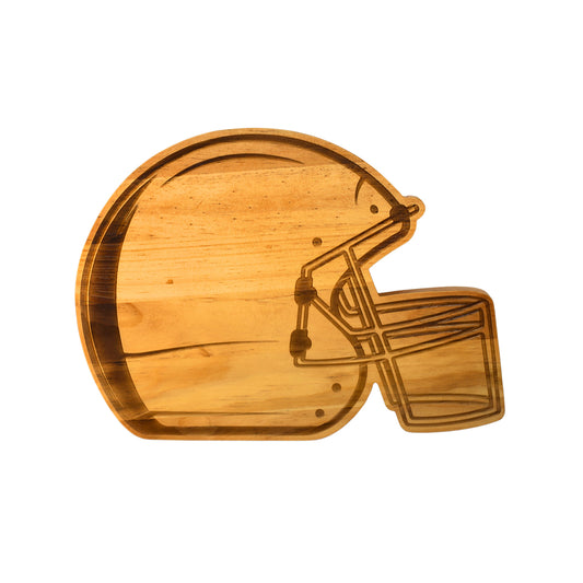 Football Helmet Wood Board - 11" x 15"