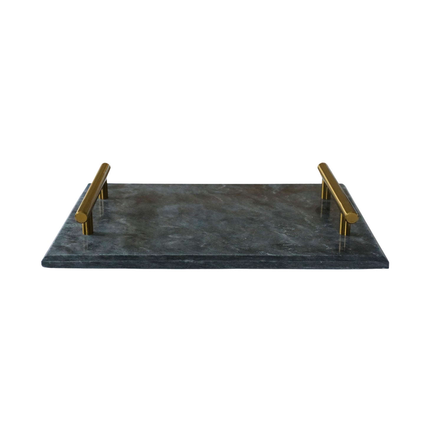 Black Marble Board with Gold Handles