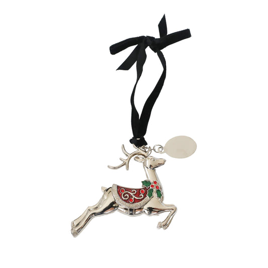 3D Reindeer Ornament with Engraving Tag