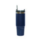 30 Oz Stainless Steel Tumbler with Straw - Navy