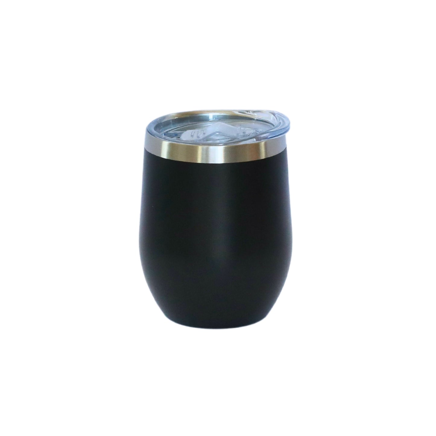 12 Oz Stemless Wine Tumbler - Black