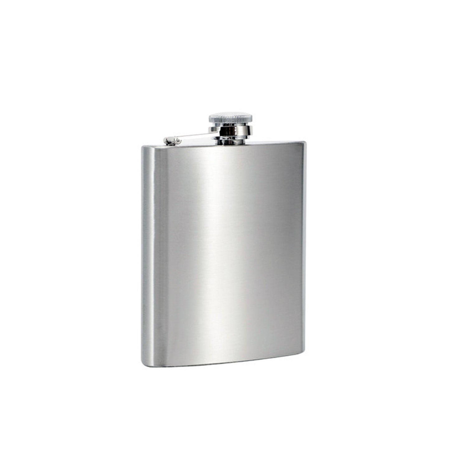 Stainless Steel Polished Finish Flask - 8 oz