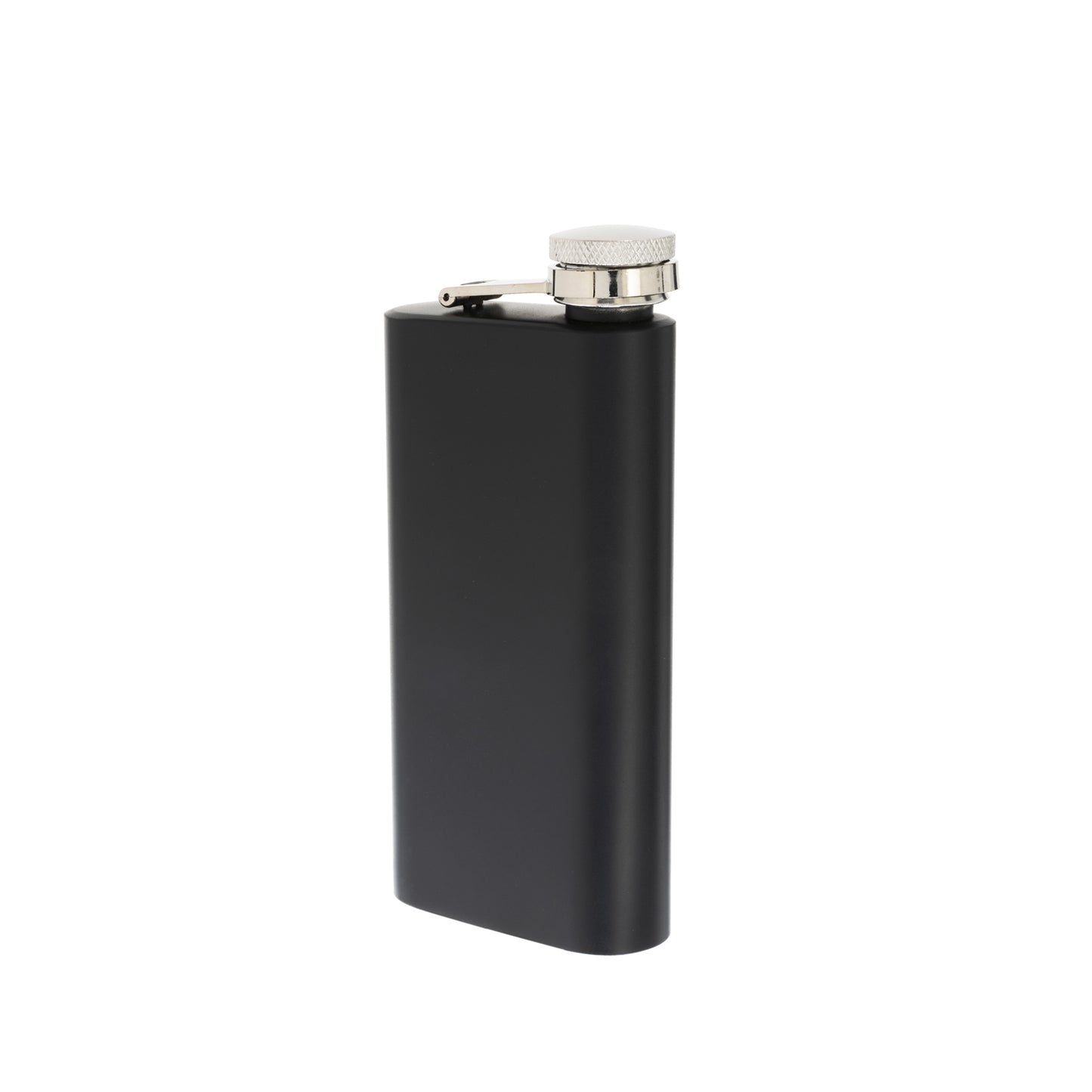 6 oz Black Stainless Steel Pocket Flask