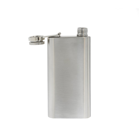6 oz Silver Stainless Steel Pocket Flask