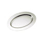 Silver Oval Nickel-Plated Tray - 6"