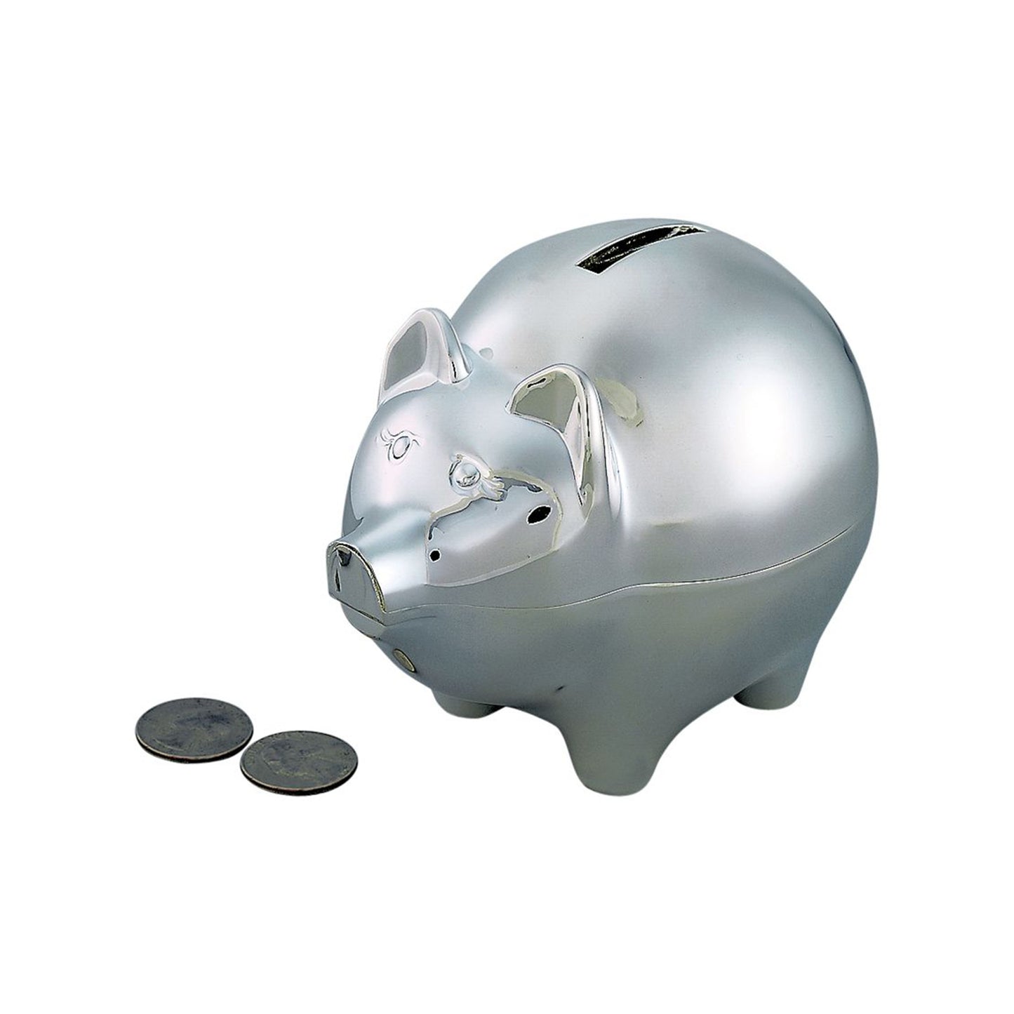 Large Piggy Bank With Polished Finish