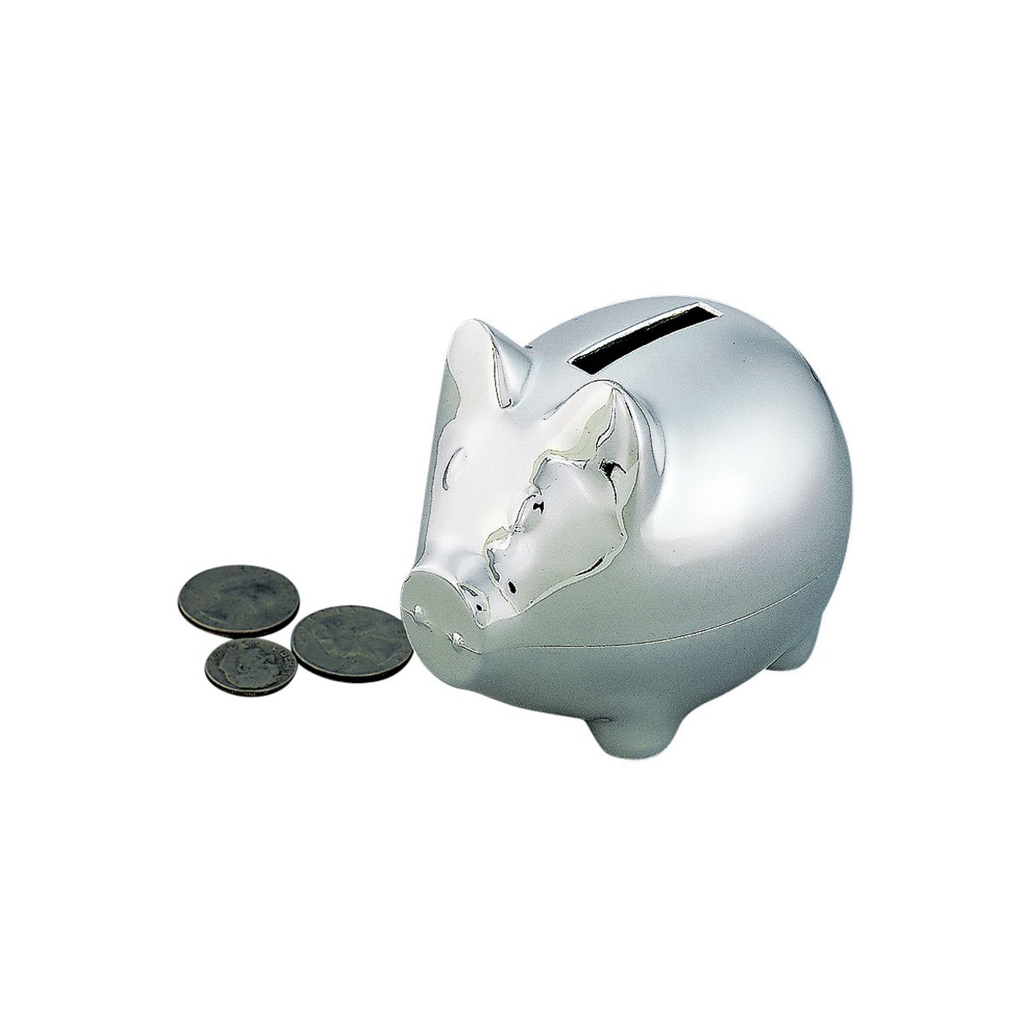 Small Piggy Bank With Polished Finish