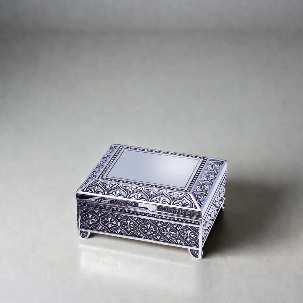 Square Jewelry Box, 4"