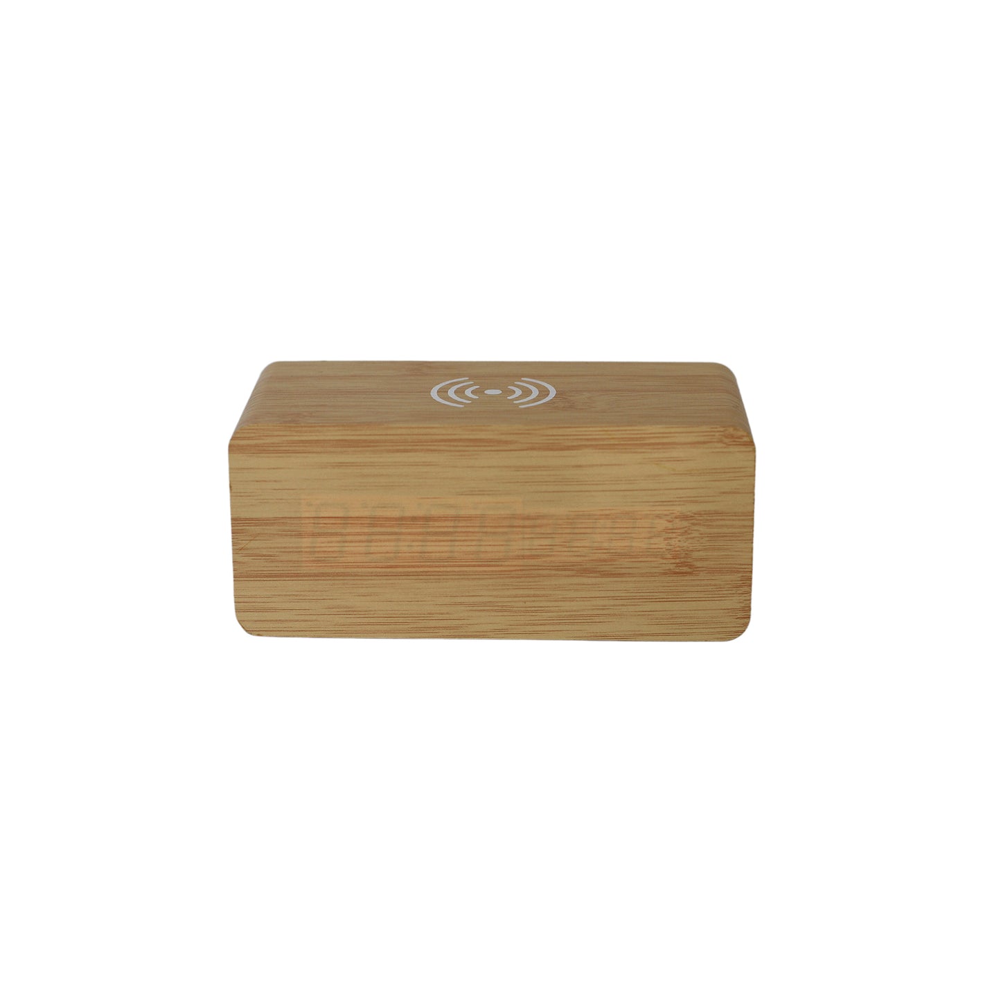 Bamboo Wireless Phone Charger/Digital Clock