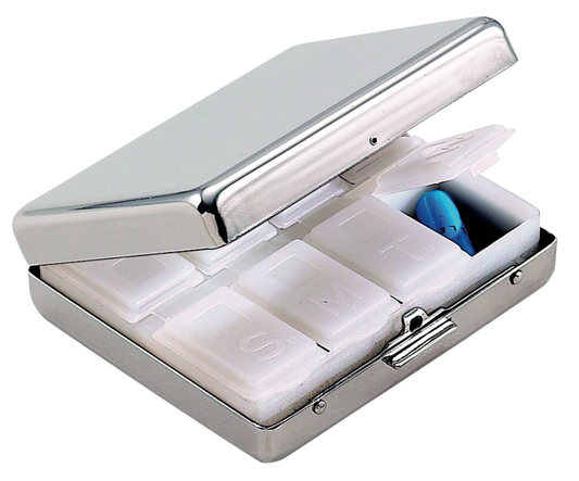 Pill Box With 8 Compartments