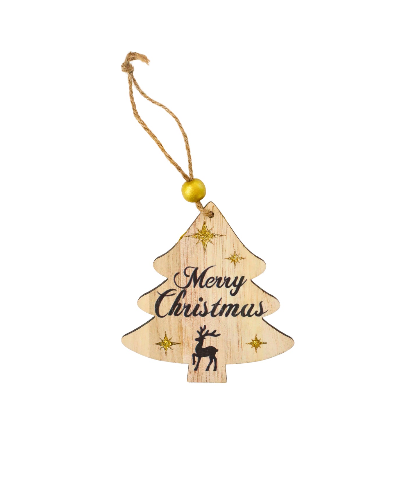 Tree Wood Ornament, 4"