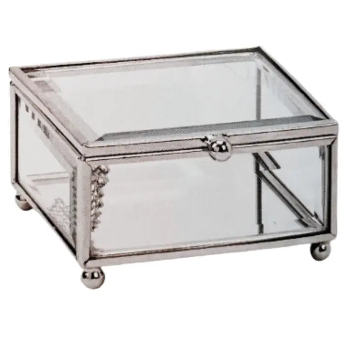 Claro Hinged Glass Box, 3.5"