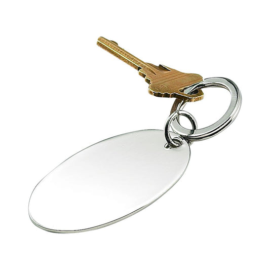 Oval Shaped Keychain