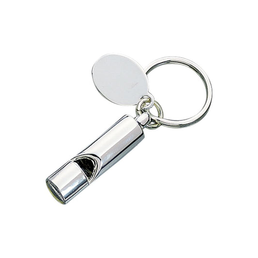 English Bobby Style Whistle Keychain