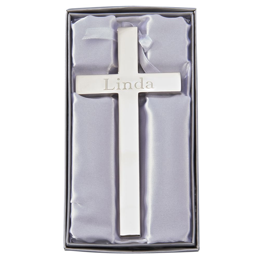 Cross With White Ribbon