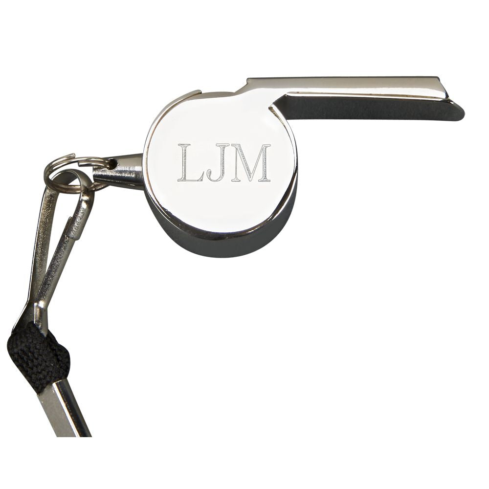 Stainless Steel Coach's Whistle with Lanyard