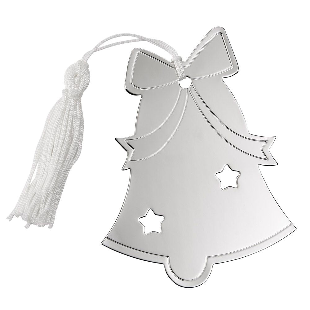 Bell Ornament W/white Tassel, Np
