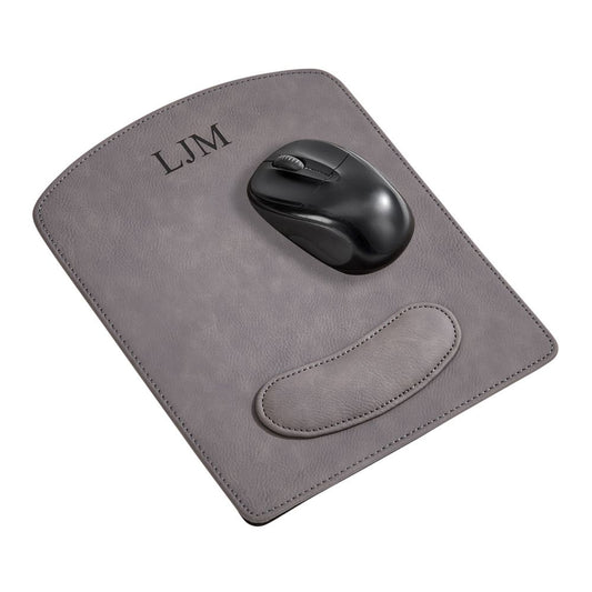 Leatherette Mouse Pad Grey 9.75" X 8"