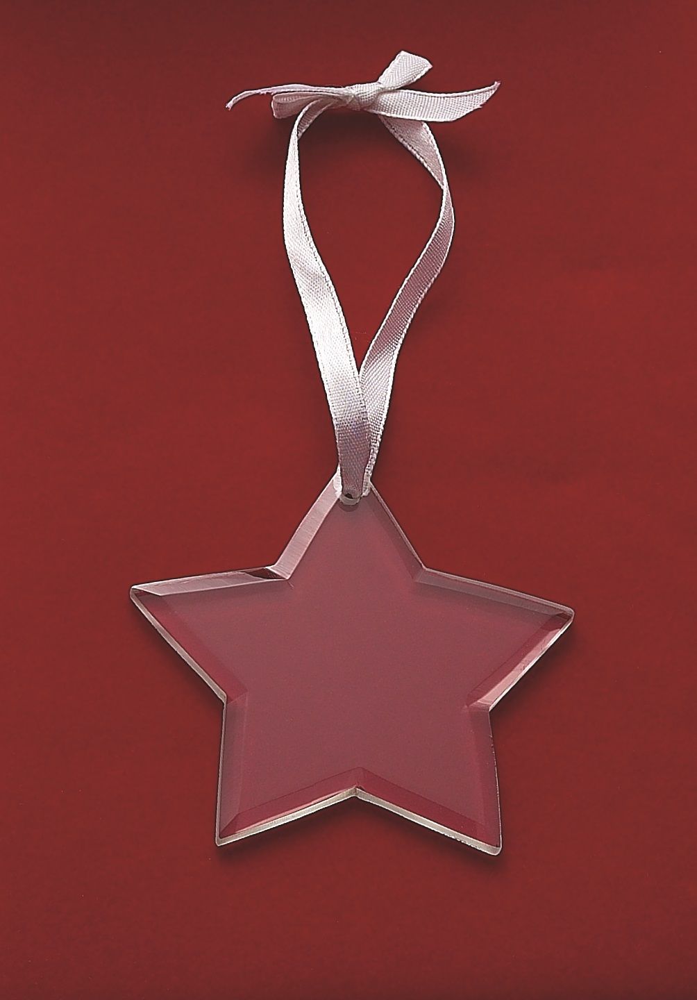 Star Shaped Glass Ornament, 3" X 3" creativegiftsdirect