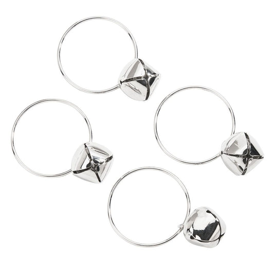 Jingle Bell Napkin Rings, Set Of 4, Np