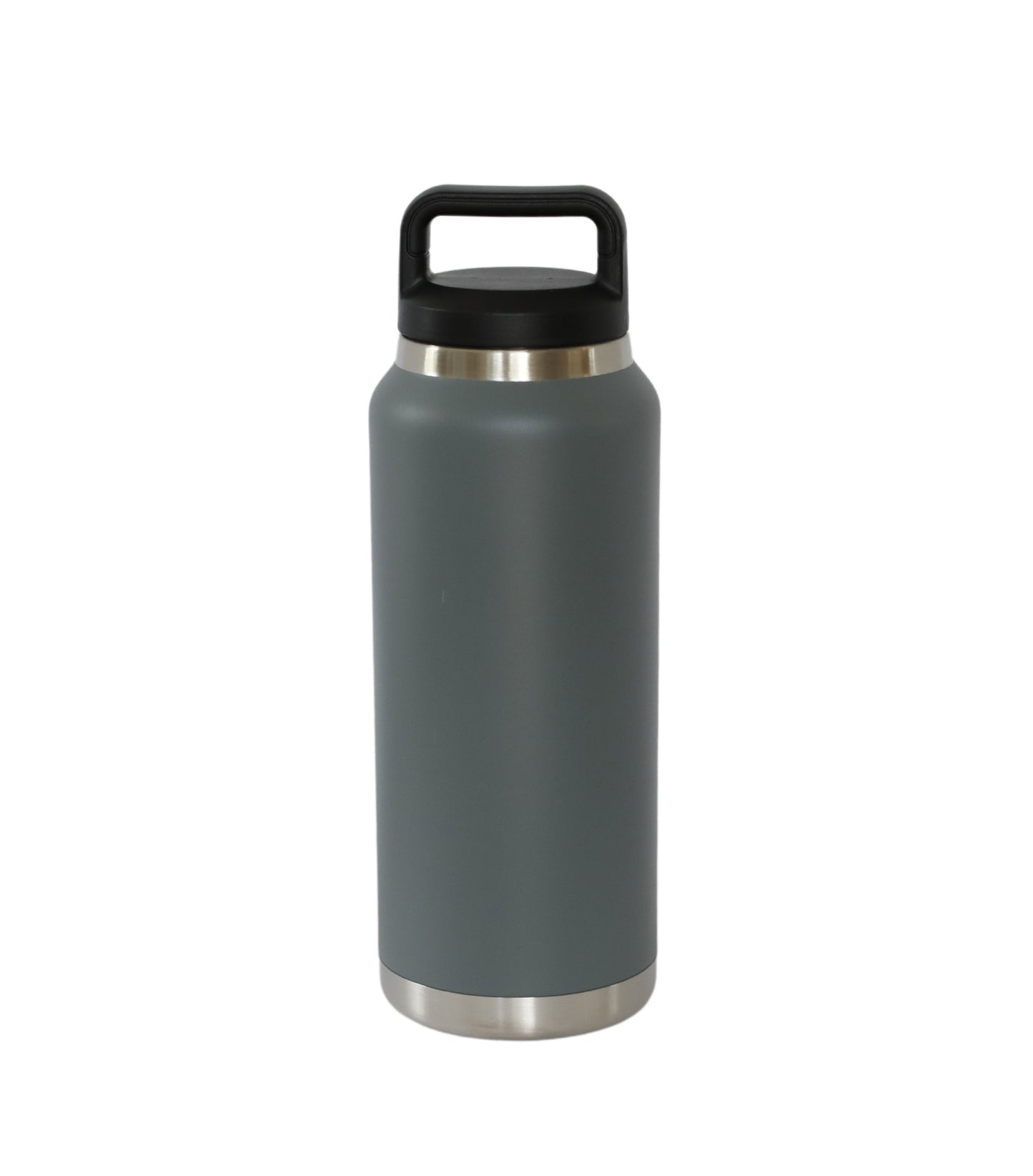 36 Oz Stainless Steel Twist-Off Cap Water Bottle - Grey