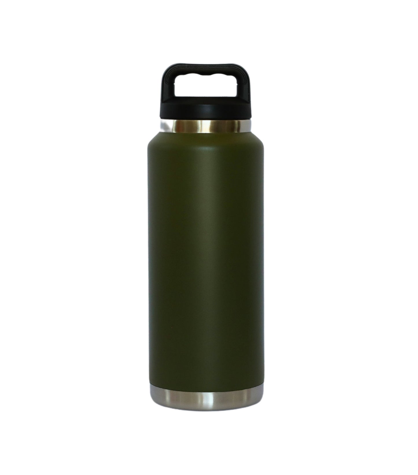36 Oz Stainless Steel Twist-Off Cap Water Bottle - Dark Green