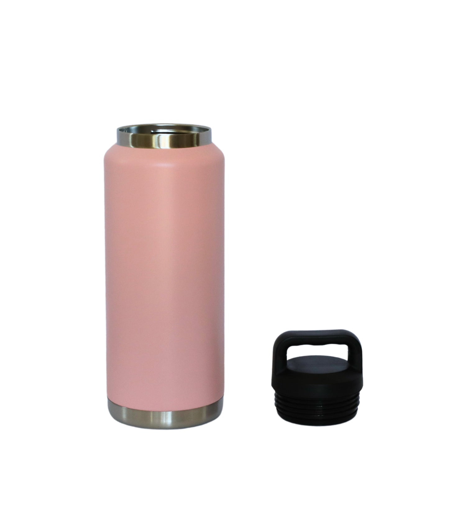 36 Oz Stainless Steel Twist-Off Cap Water Bottle - Pink