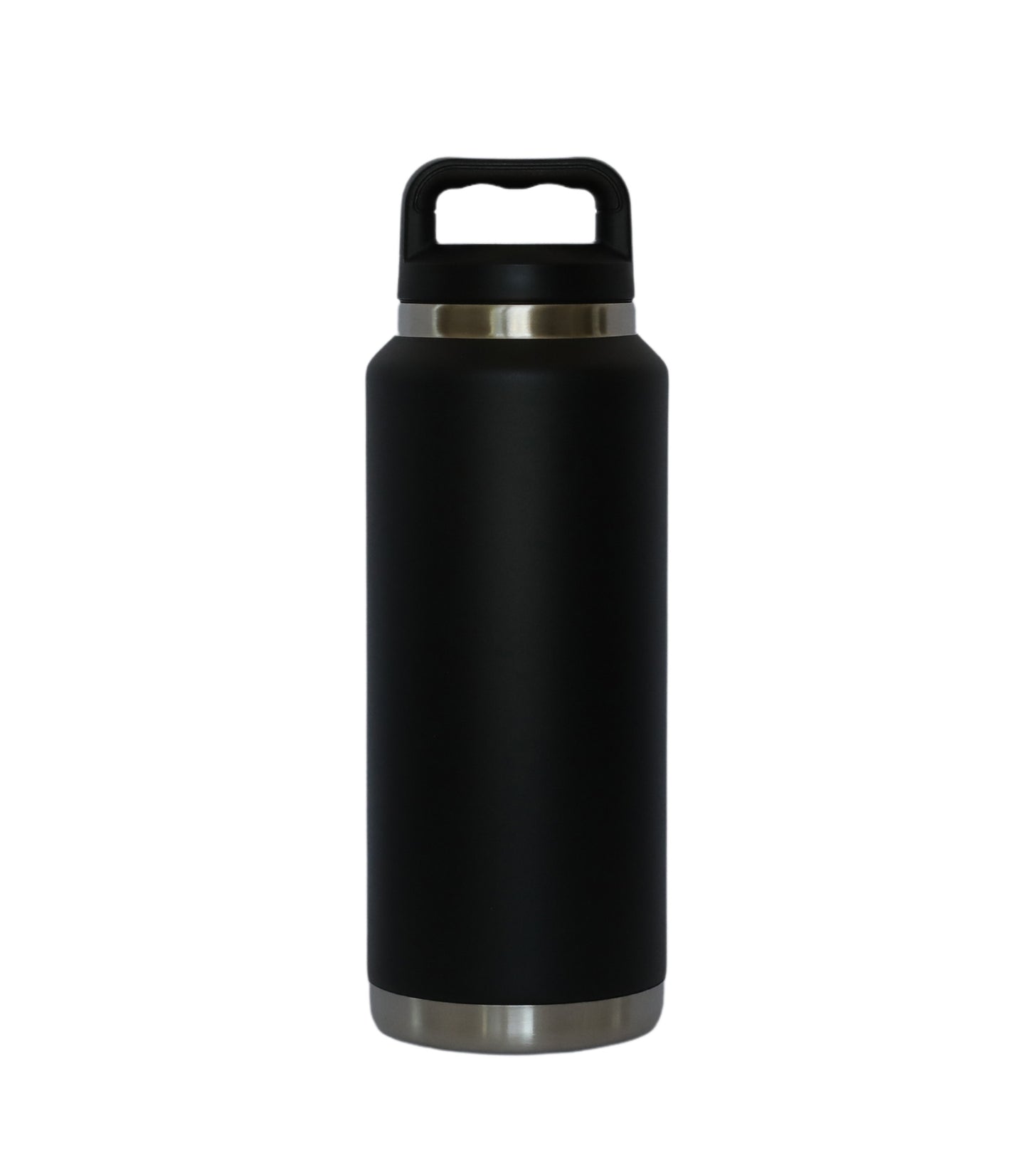 36 Oz Stainless Steel Twist-Off Cap Water Bottle - Black