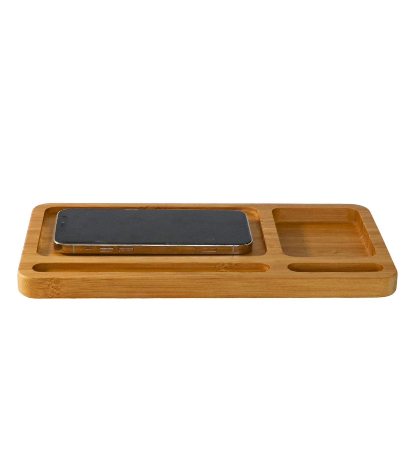 Bamboo Wireless Phone Charging Valet