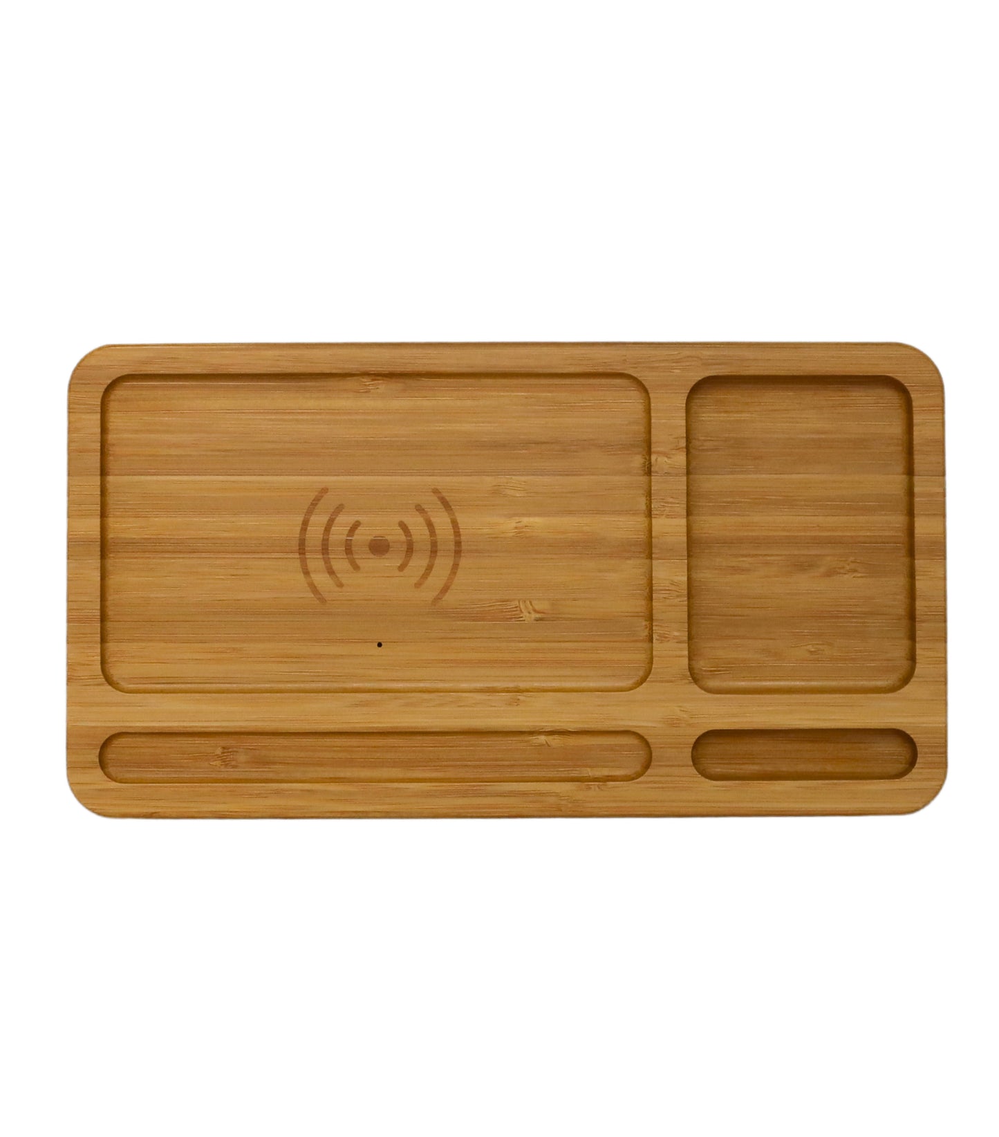 Bamboo Wireless Phone Charging Valet