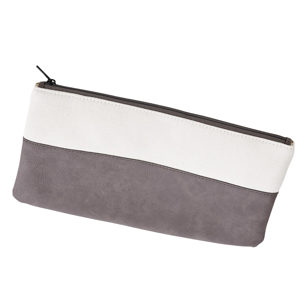 Leatherette/Canvas Grey Case