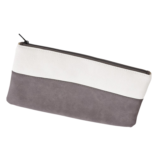 Leatherette/Canvas Grey Case