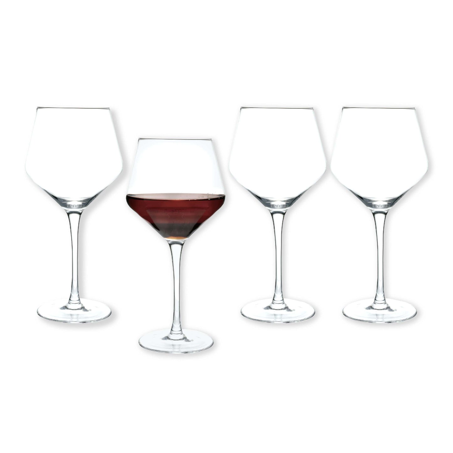 Set of 4 Red Wine Glasses - 23 Oz