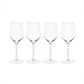 Set of 4 White Wine Glasses - 14 Oz