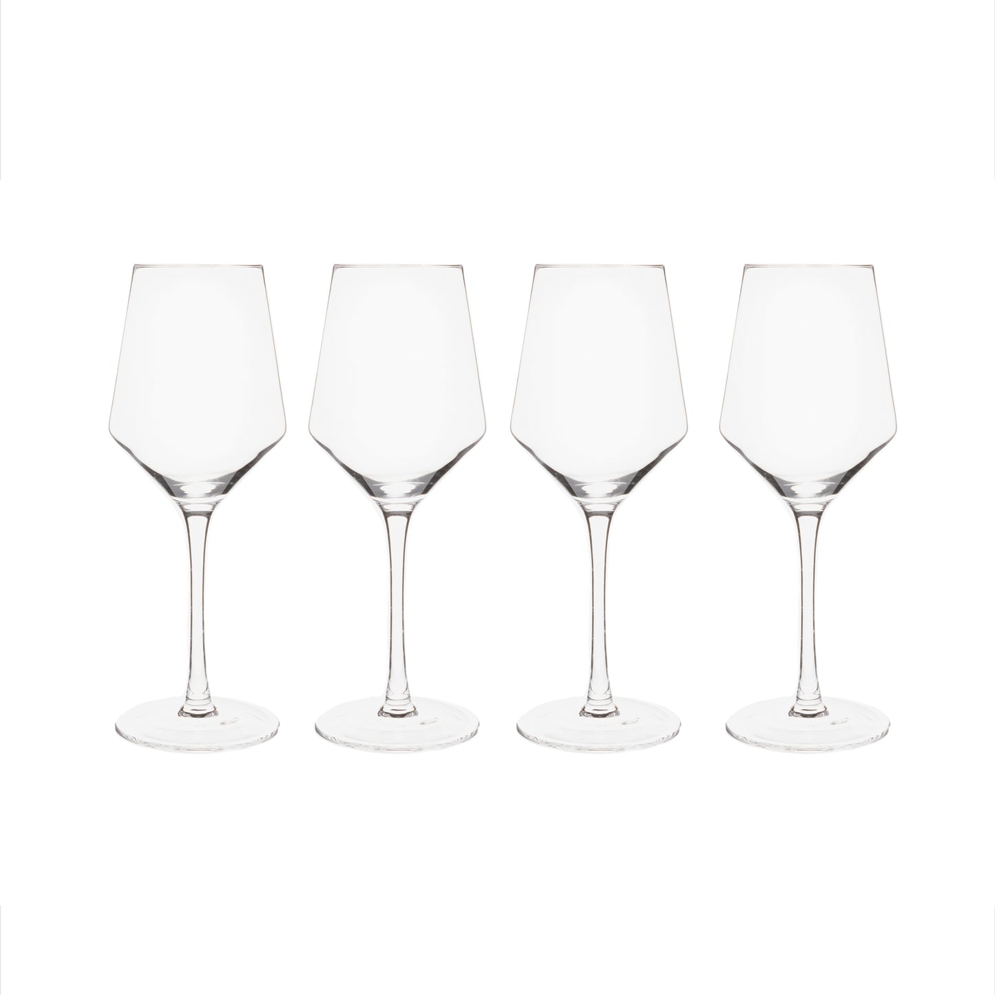 Set of 4 White Wine Glasses - 14 Oz