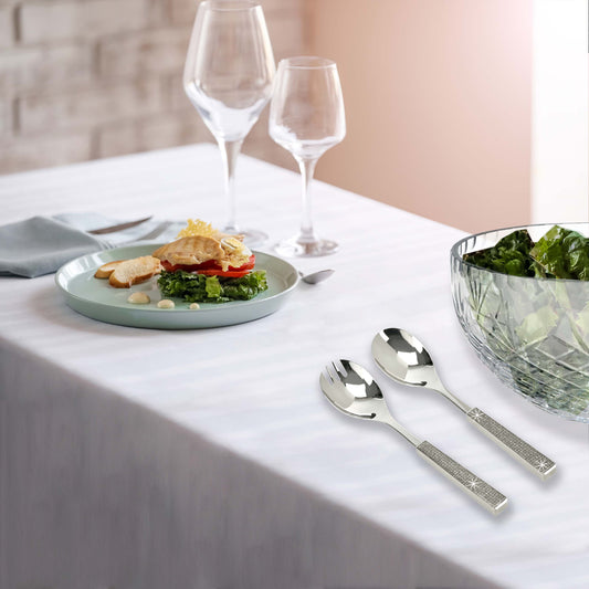 Glitter Galore 2 Piece Salad Set - 10.25"