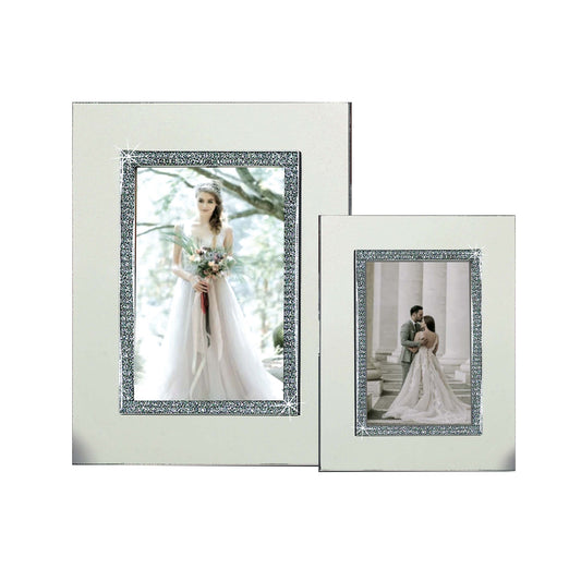 Wide Border Glitter Galore Frame Holds 8" X 10" Photo