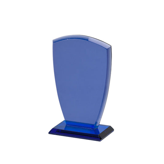 Medium Cobalt Shield Trophy, 7.5"