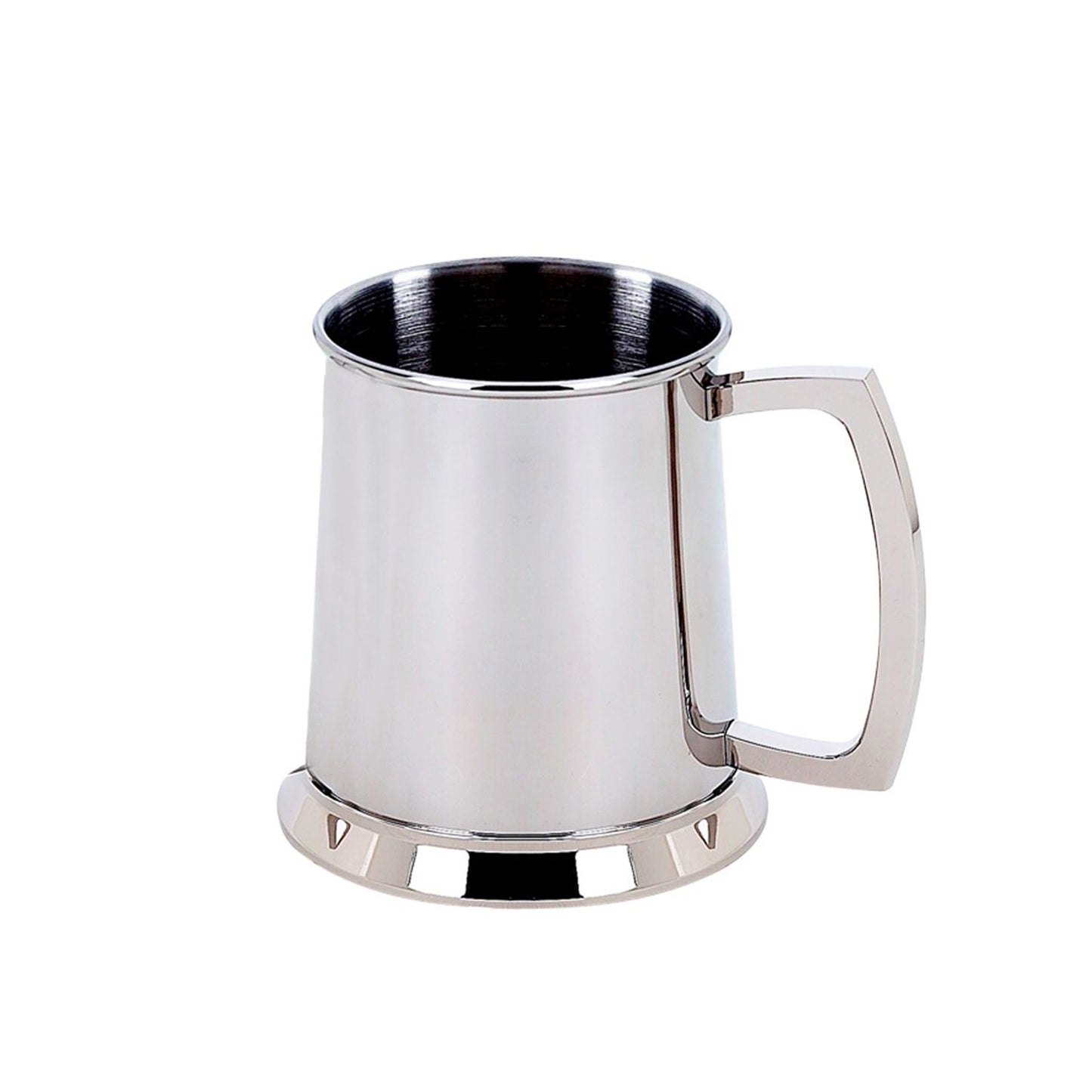 Stainless Steel Tankard with Bright Polished Finish - 20 oz