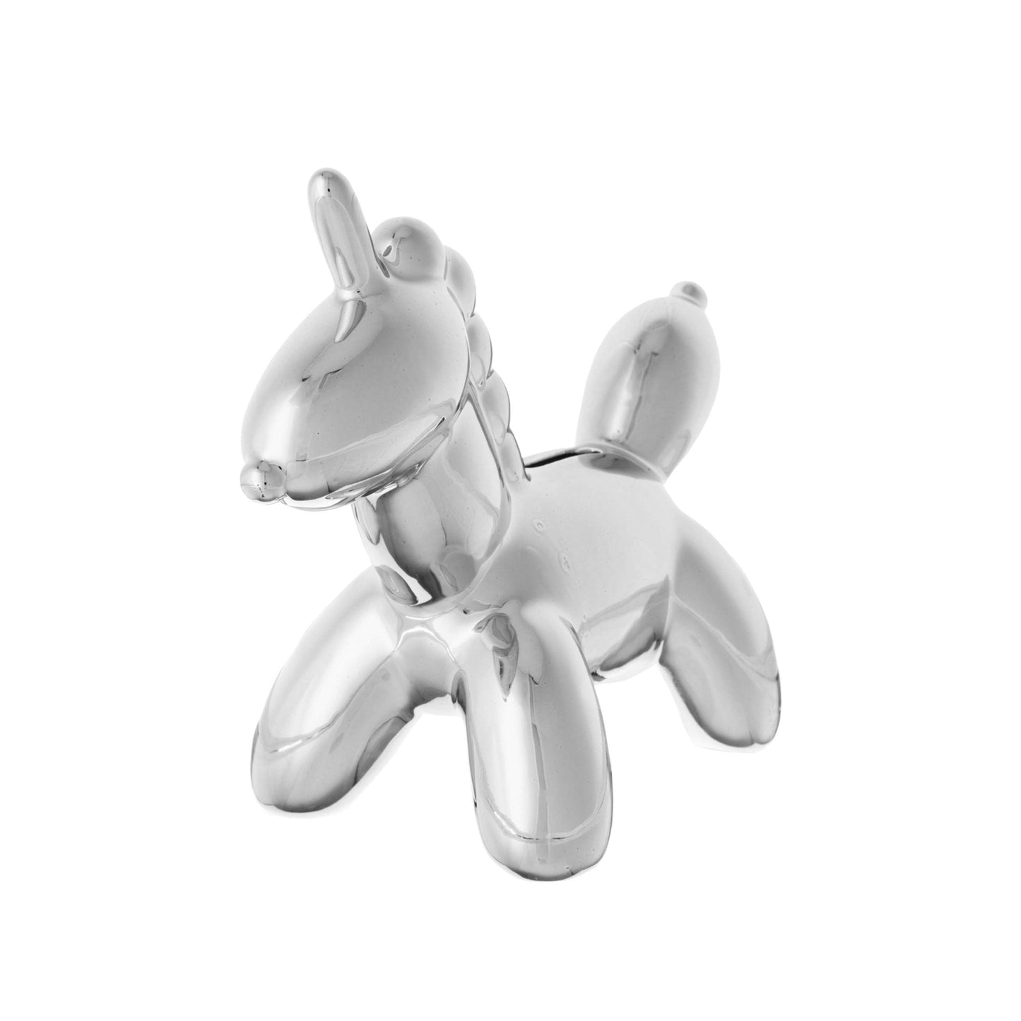 Balloon Unicorn Bank Silver