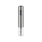 Silver Electric Wine Opener with Stainless Steel Corkscrew