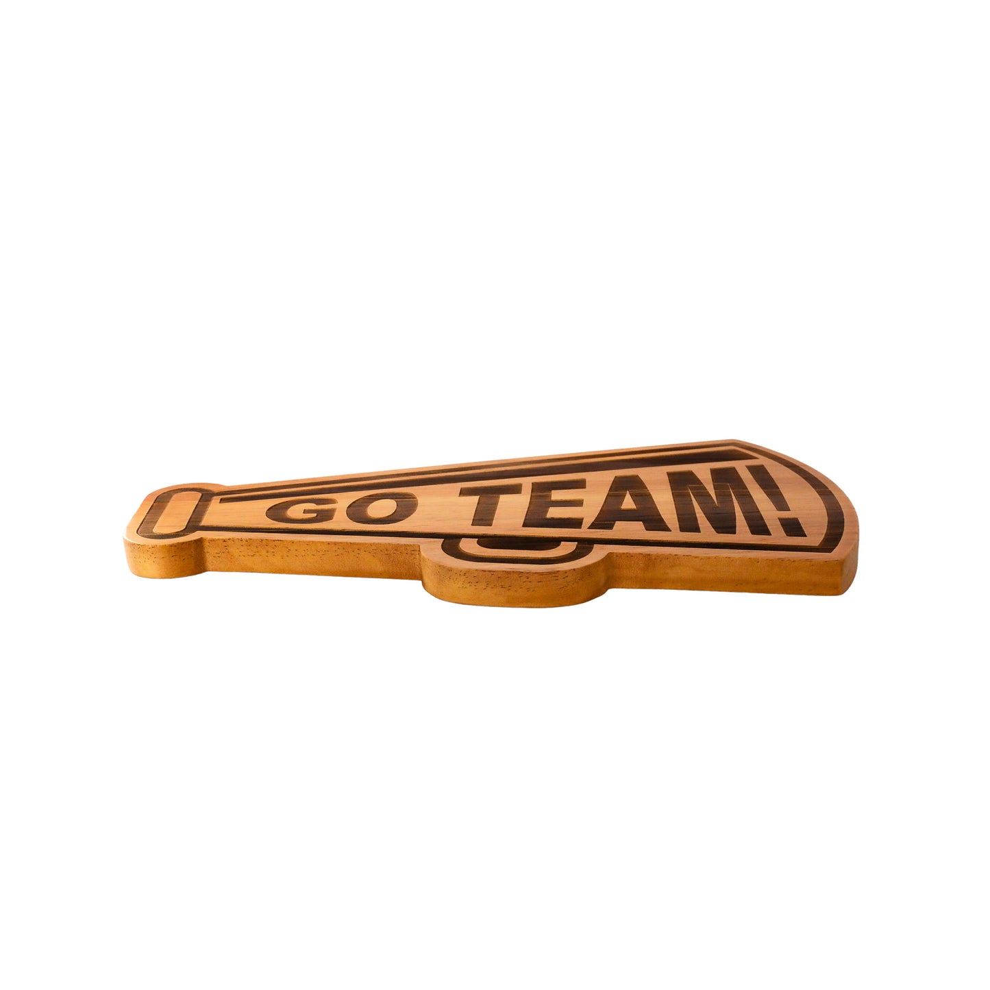 Go Team Megaphone Wood Board - 9.25" x 16"