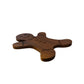 Gingerbread Man Acacia Wood Board - 15" x 11.5"