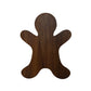 Gingerbread Man Acacia Wood Board - 15" x 11.5"
